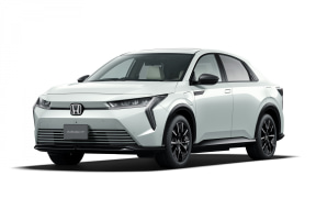 Silver Honda SUV shown from a front-right three-quarter view on a white background.